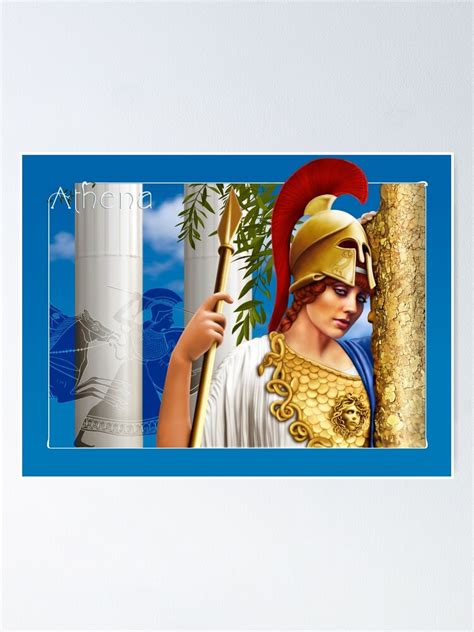 Athena Poster By Iizzard Redbubble