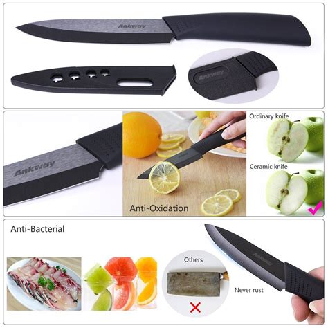 La manutenzione dei coltelli da cucina professionali. Set di Coltelli da Cucina, Ankway Coltelli in Ceramica ...