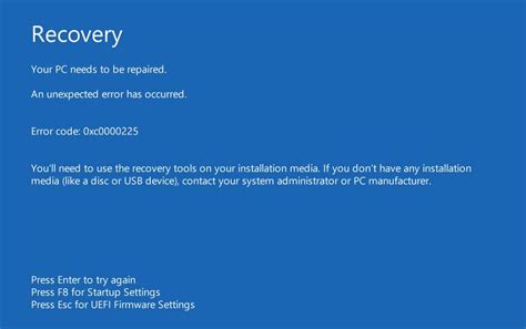 0xc0000225 Error Code on Windows 10 [Fixed] - Driver Easy