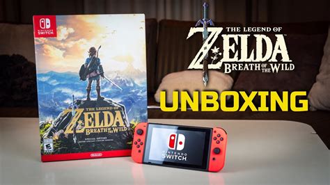 Zelda Breath Of The Wild Special Edition Unboxing Youtube