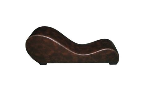 Leather Yoga Chair Stretch Sofa Sex Chair Love Make Solid Wood Frame