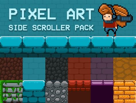 Pixel Art Side Scroller Pack 2d 环境 Unity Asset Store