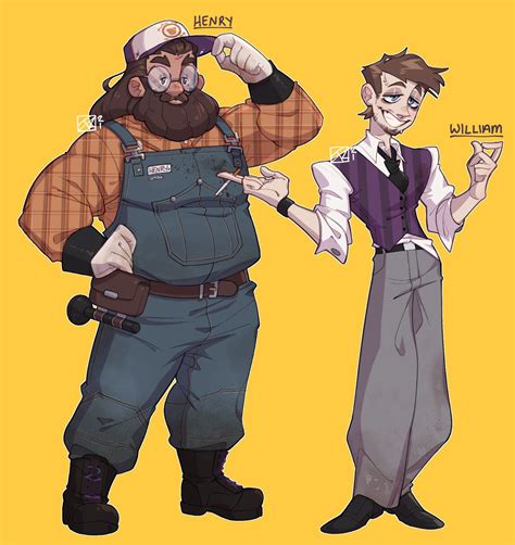 🐍Tea🐍 on Twitter: "my take on Henry and William! #FNAF #