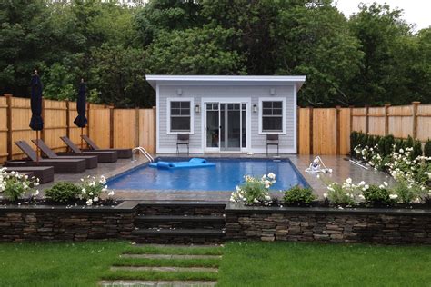 A swimming pool isn't just a water in a concrete vessel or whatever material found in your home. Small Swimming Pool Design for Your Lovely House - HomesFeed