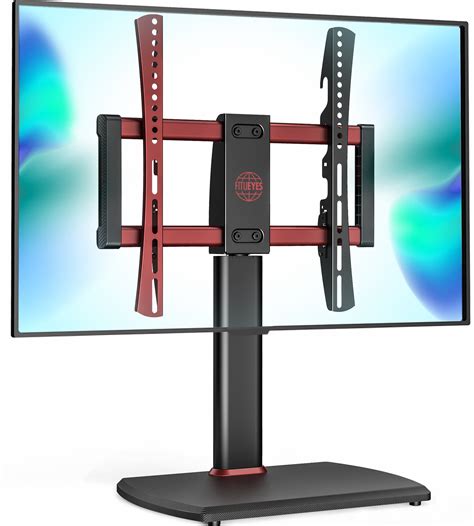 Fitueyes Universal Tv Stand Tabletop Base With Swivel Mount For 32 To