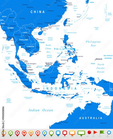 detailed southeast asia map my xxx hot girl