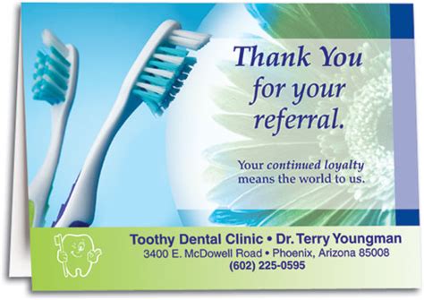 Dental Thank You Folding Cards Are The Elegant Choice Smartpractice