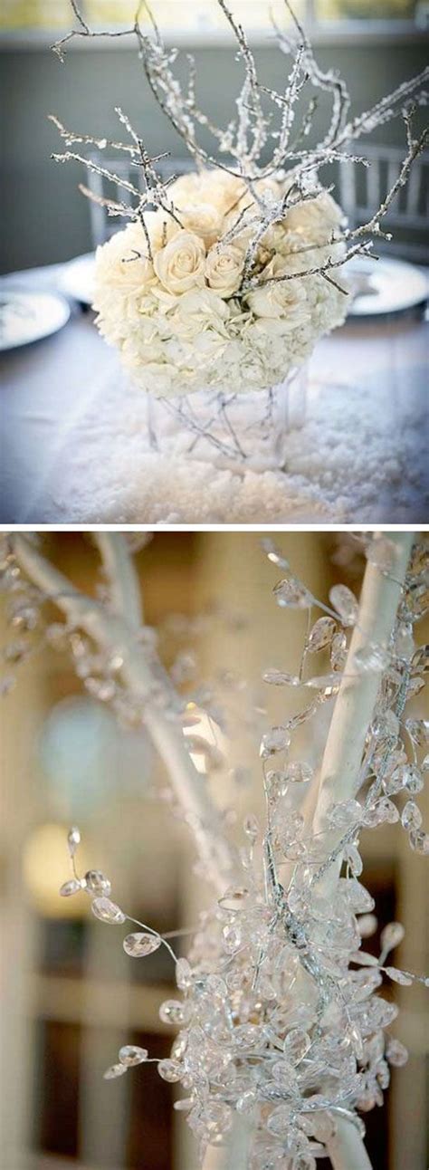 Winter Branch Table Centerpiece Click Pic For 22 Diy Winter Winter