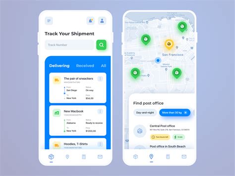Mobile App Concept Logistics And Transportation By Ramotion On Dribbble