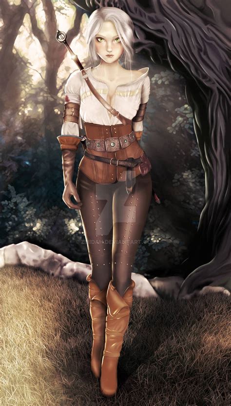 Ciri The Witcher By Zeiidah On Deviantart