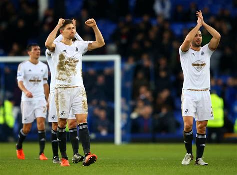 Everton Vs Swansea City Match Report Andre Ayew Strike Gives Francesco Guidolin First Swans Win