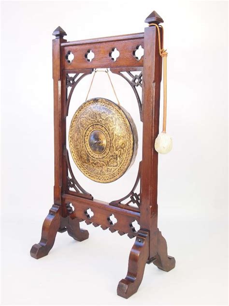 Large Antique Aesthetic Movement Dinner Gong For Sale
