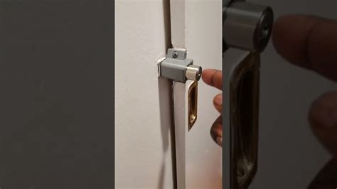 How To Install A Lock On Closet Sliding Doors Youtube