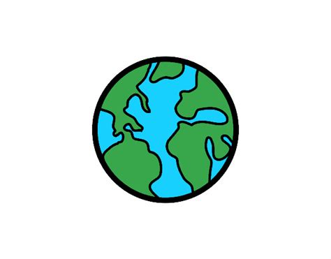 Dibujo De El Planeta Tierra Pintado Por En El Día 12 12 19