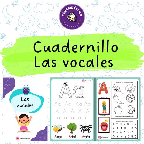 Cuadernillo Las Vocales Fonodidactico