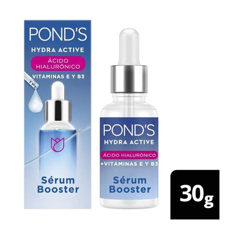 sérum facial pond s hydra active ácido hialurónico vitamina e y b3 30 g walmart