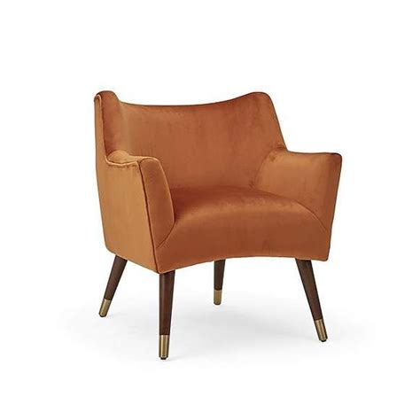 You won't believe how this works best wth velvet because it picks up the nap in all directions and deposits the paint evenly. Brody Velvet Chair - Orange in 2020 | Velvet chair, Blue ...