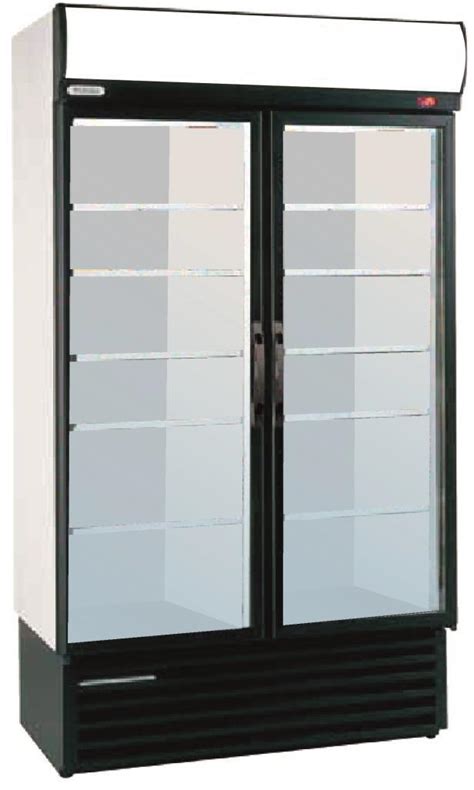 700l Glass Door Commercial Cooler With Low E Glass