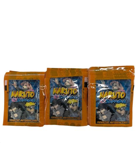 Figuritas Naruto Shippuden Pack X 60 Sobres Album Panini Figuritas