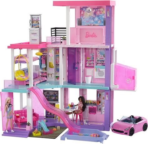 Barbie Dreamhouse Doll House Playset Barbie House With 75 Accessories Demo