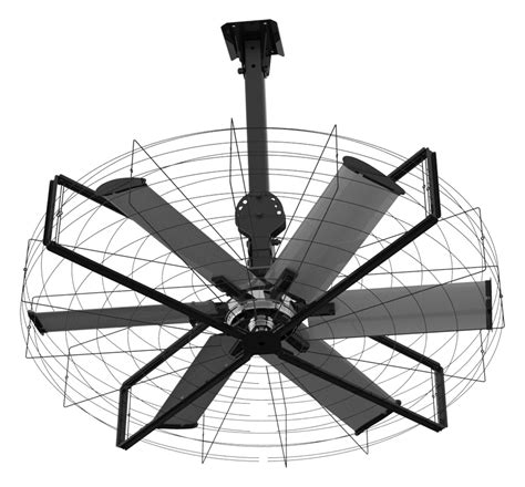 Use aeratron's extension kit to position the aeratron ceiling high volume low speed or hvls is a cooling system big ceiling fan designed to offer an energy available size: Gust Industrial Ceiling Fans