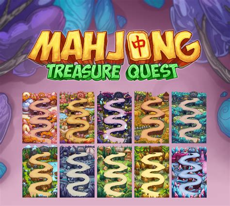 Game Locations For Mahjong Treasure Quest Part On Behance