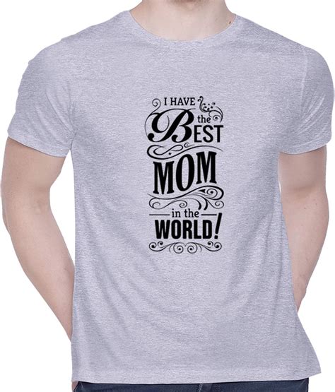 Buy Creativit Graphic Printed T Shirt For Unisex Best Mom Tshirt Casual Half Sleeve Round Neck