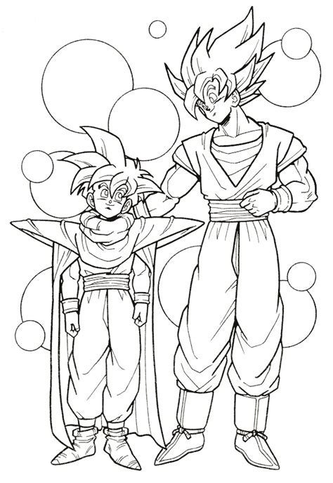 Dragon ball z coloring pages gohan see more images here : Dragon Ball Z Coloring Pages Gohan - Coloring Home