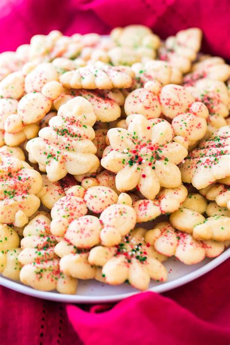 Holiday Spritz Cookies Recipe Spritz Cookie Recipe Christmas Spritz Cookies Spritz Cookies