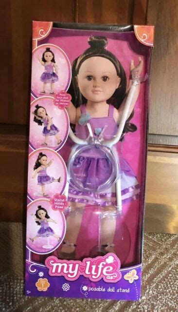 New My Life As Posable 18 Doll Stand New In Box One Day Shipping Ebay