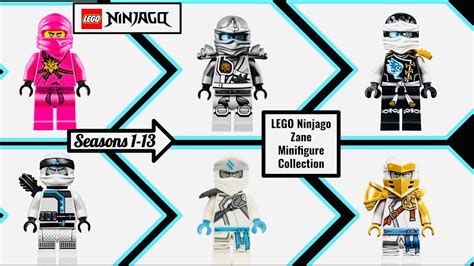 Lego Ninjago Zane Minifigure Collection Season 1 13 2011 2020 Youtube