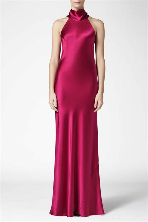 This is one of our favourite styles. Heavy silk satin skims over curves 