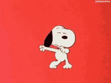 Snoopy Dance Emoticon Gifs Tenor
