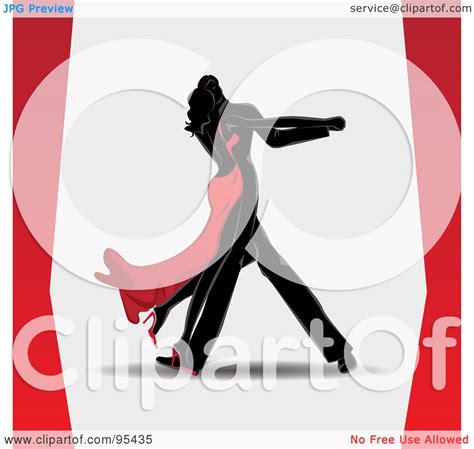 Royalty Free Rf Clipart Illustration Of A Romantic Black Couple Dancing Closely By Eugene 95435