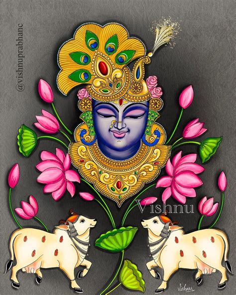 Ganesh Art Paintings Pichwai Paintings Krishna Painting Indian Art
