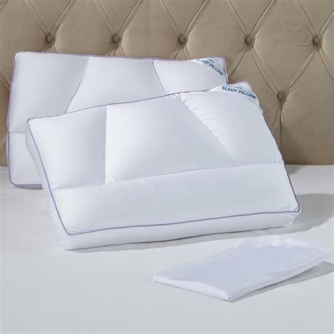 Tony Little Destress® Micropedic Pillow 2 Pack W2 Pillowcases Full