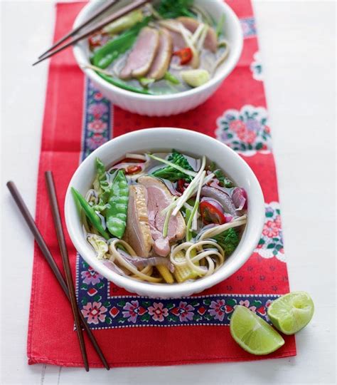 This soup is easy to make, though it takes a bit of planning. Smoked duck and ginger noodle soup recipe | delicious. magazine