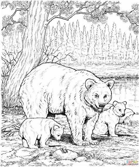 Animal Faces Coloring Pages Realistic And Detailed Coloring Page Of