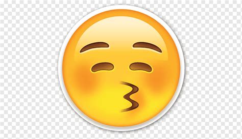 Emoji Beso Sonriente Emoticon Cara Beso Sonriente Amor Corazón