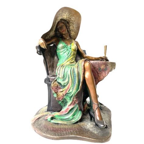 Sold Price Isaac Maimon Bronze Sculpture Corina September 6 0120