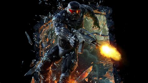 Fond Décran Jeux Vidéo Crysis 2 Arme Fusil Dassaut Soldat