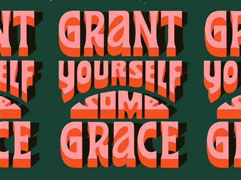 Grace Typographic Quote Mary Kate Graphic Design Trends