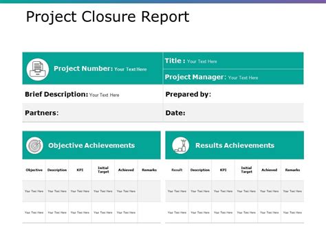 Project Closure Report Template Ppt 9 Templates Example Templates