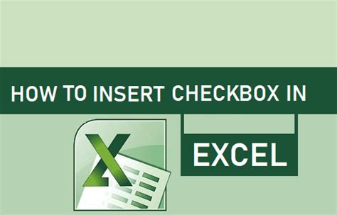 A checkbox in excel is available in the developer menu tab under the controls section's insert option. How to Insert Checkbox in Excel