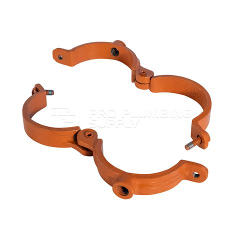 Highcraft Hinged Split Ring Pipe Hanger Copper Epoxy Coated Iron Clamp 10pack Ebay