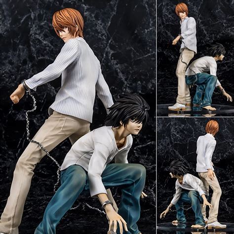 22cm Death Note L Yagami Light Pvc Japanese Anime Action Figure Dolls Adult Collection Model
