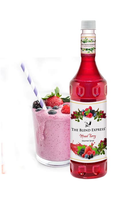 Mixed Berry Gourmet Syrup The Blend Express