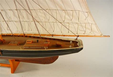 Large Model Of The Famous Schooner Bluenose Out Of Lunenburg Nova