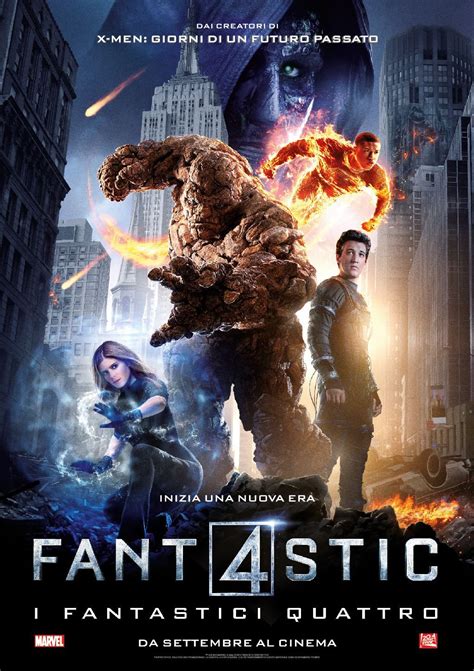 Fantastic 4 I Fantastici Quattro Ecco Il Nuovo Poster Italiano