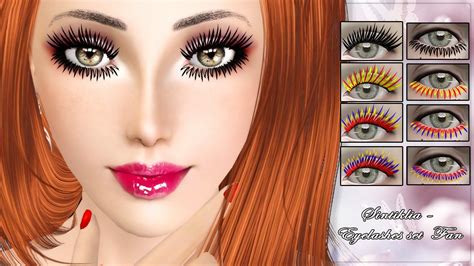 Big Set Of Eyelashes Few Collections For Sims 3 Sims 3